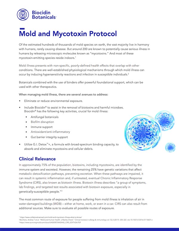 Mold and Mycotoxin Protocol
