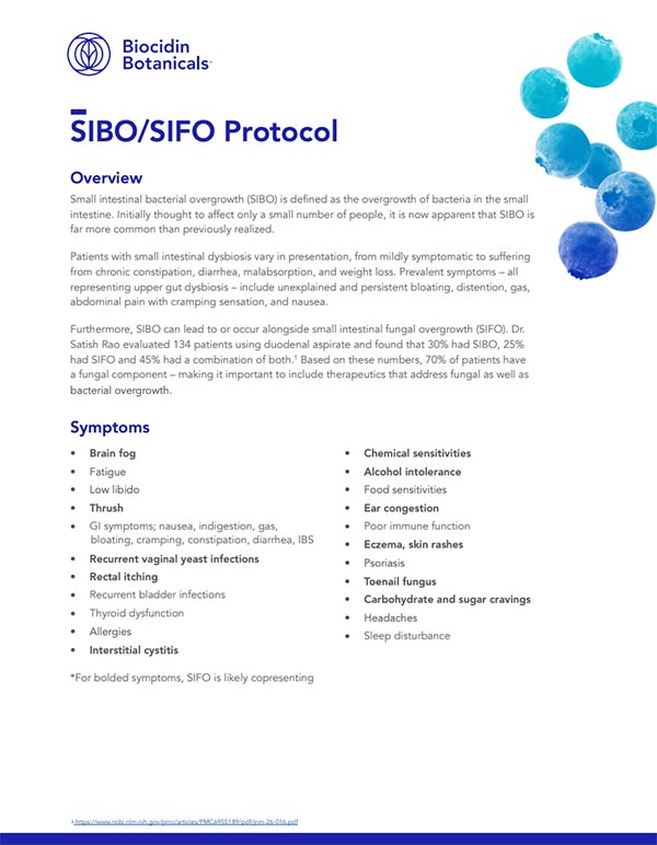 SIBO/SIFO Protocol