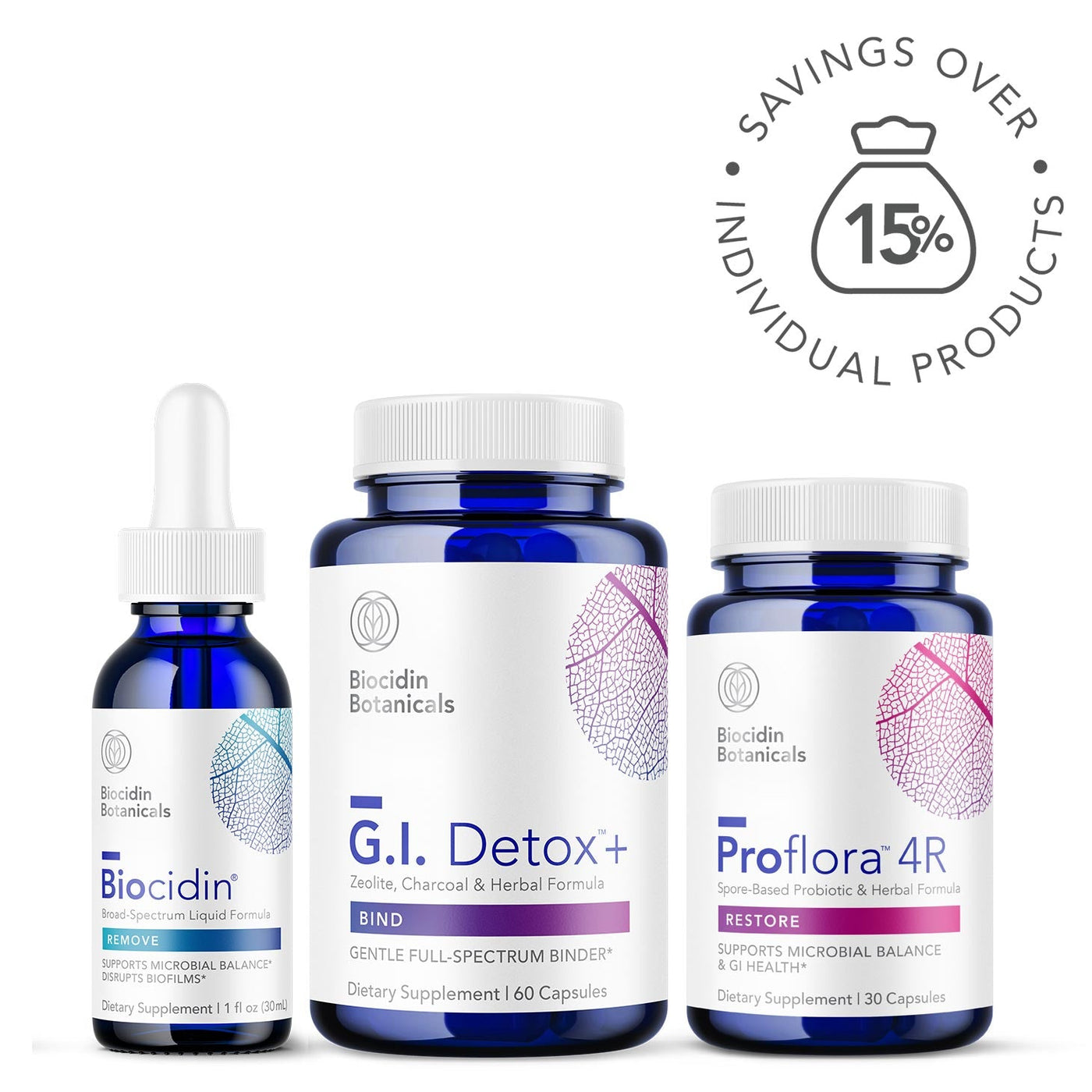 Bioclear® Microbiome Detox Program with Biocidin® Liquid