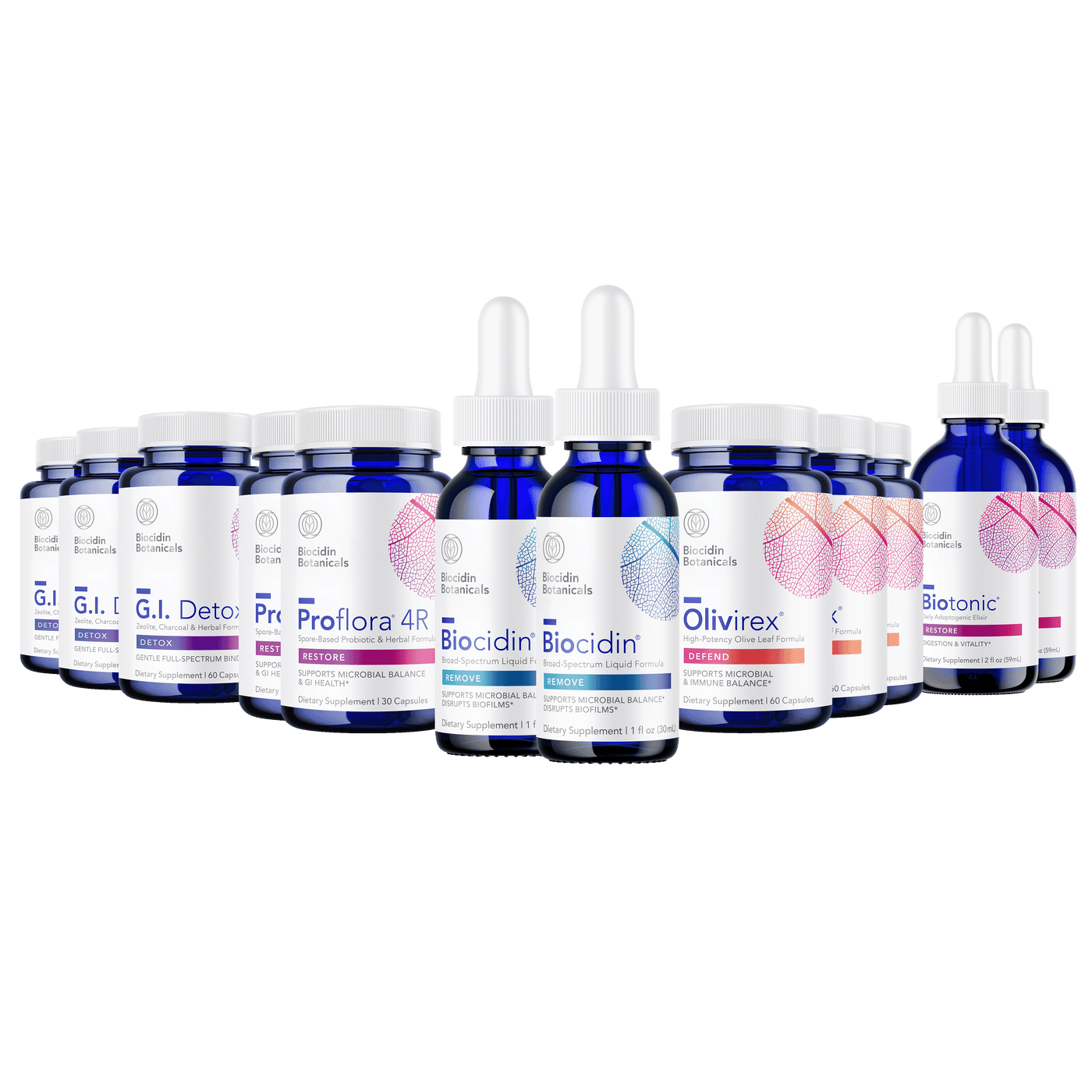 Comprehensive Cleansing Program with Biocidin® Liquid