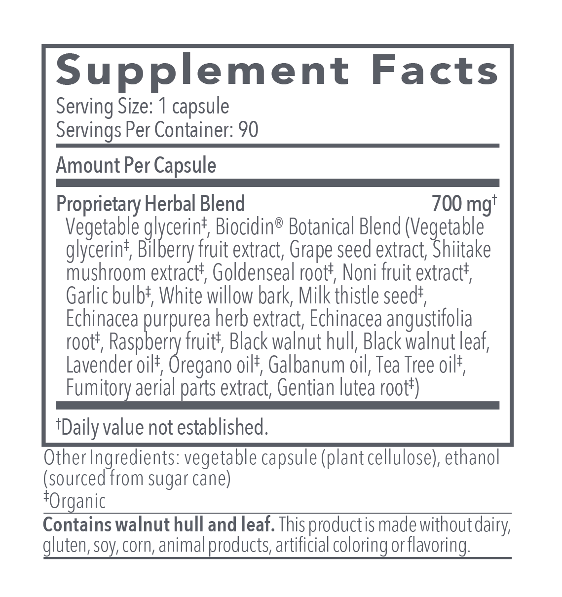 Biocidin® Capsules - Broad-Spectrum Liquid Capsules