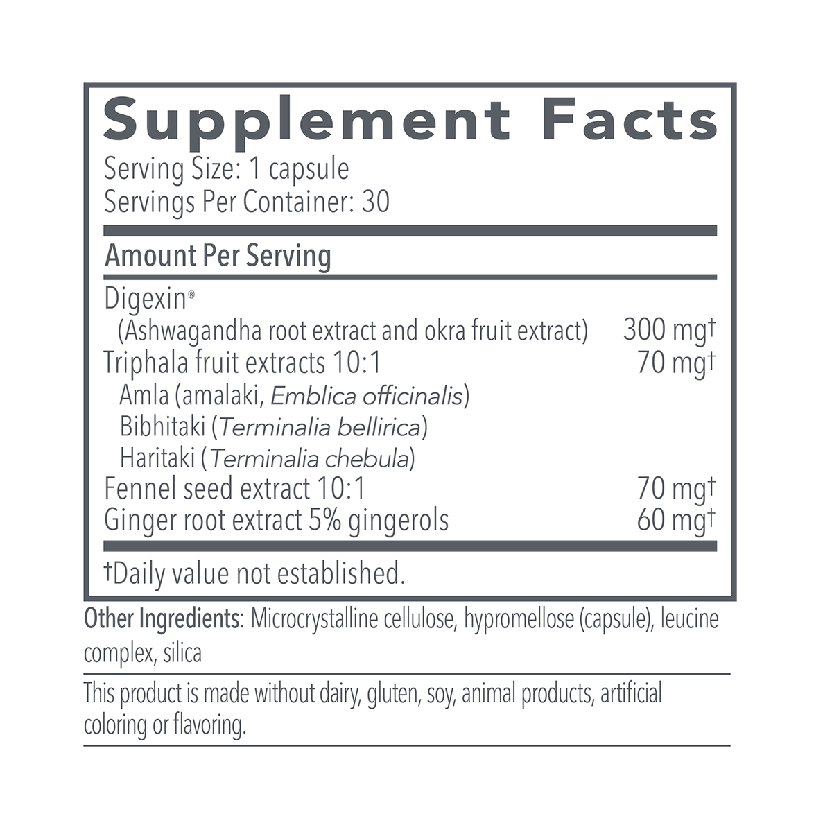 Regularity Formula Motility Assist - Botanical Regularity Formula with Digexin from Bio ...