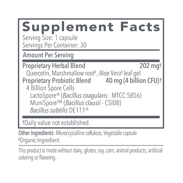 Proflora™4R - Spore-Based Probiotic & Herbal Formula