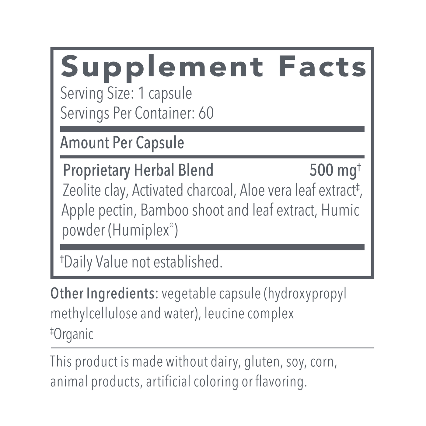 GI Detox+® - Zeolite, Charcoal & Herbal Formula