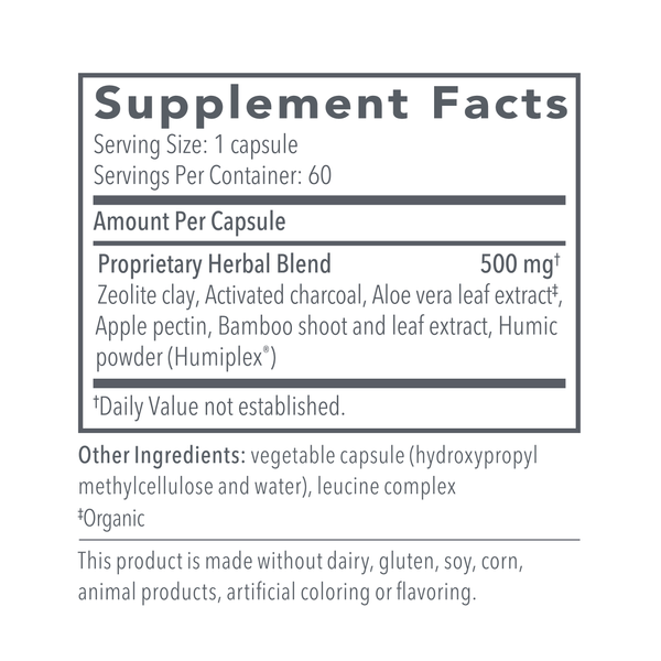 GI Detox+® - Zeolite, Charcoal & Herbal Formula