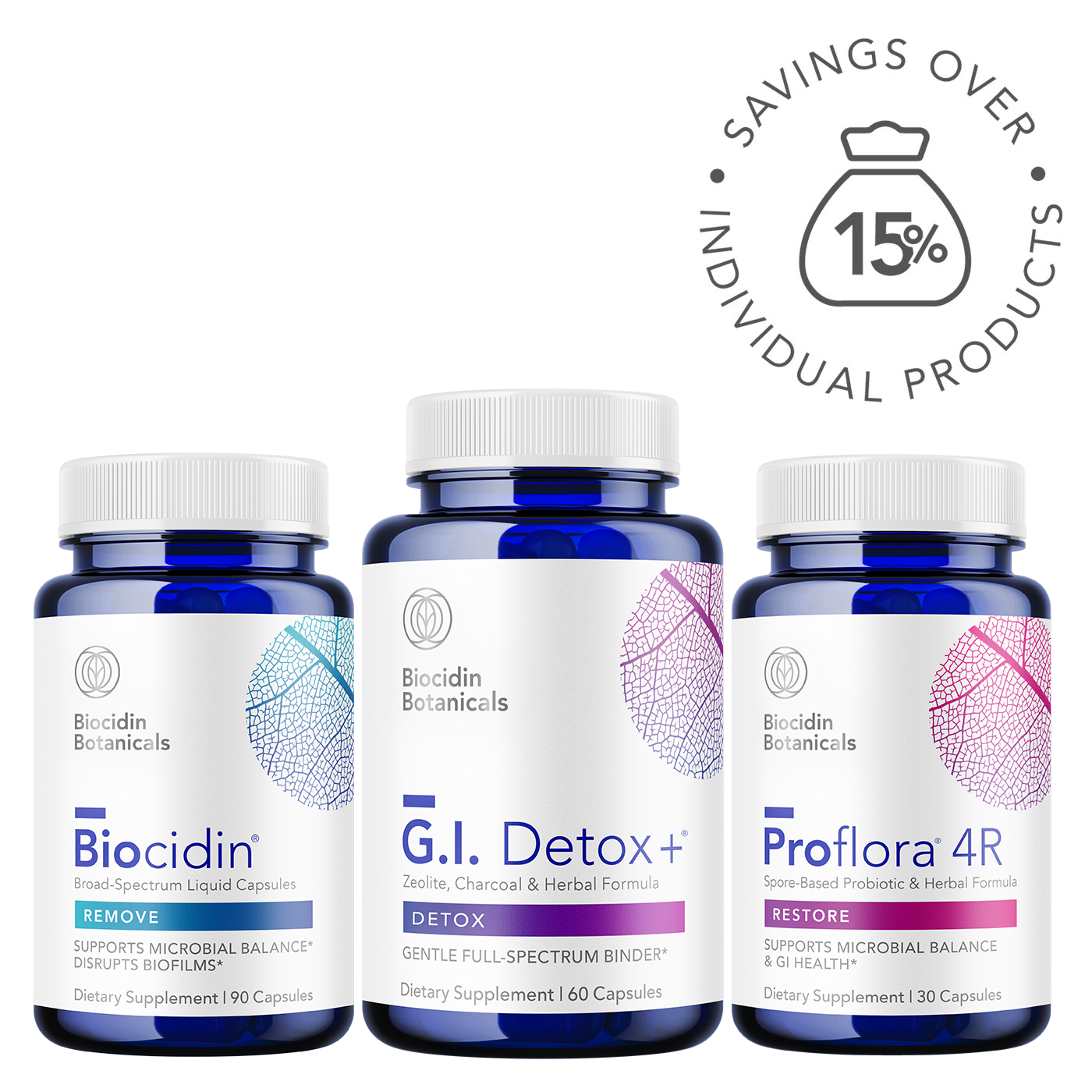 Bioclear™ Microbiome Detox Program with Biocidin® Capsules