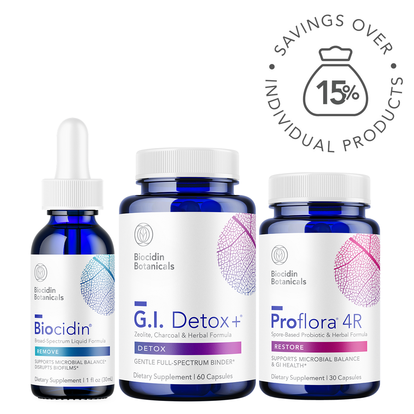 Bioclear™ Microbiome Detox Program with Biocidin® Liquid