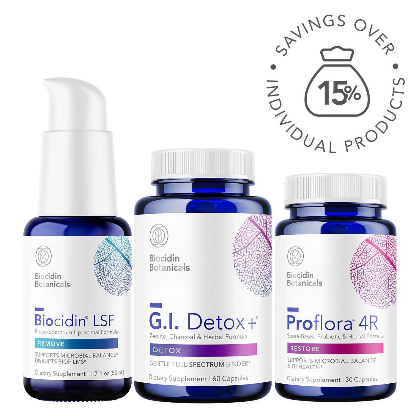 Bioclear™ Microbiome Detox Program with Biocidin® LSF
