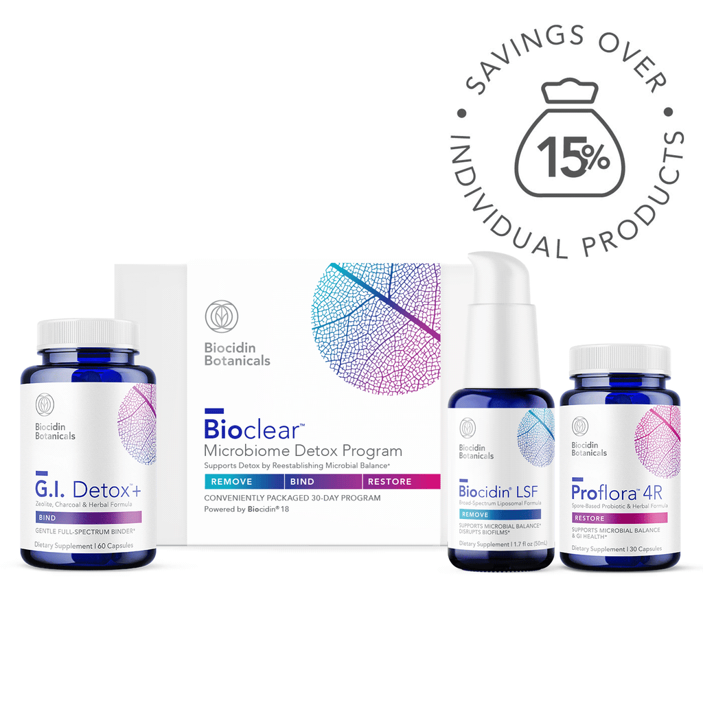 Bioclear™ Microbiome Detox Program with Biocidin® LSF – Biocidin