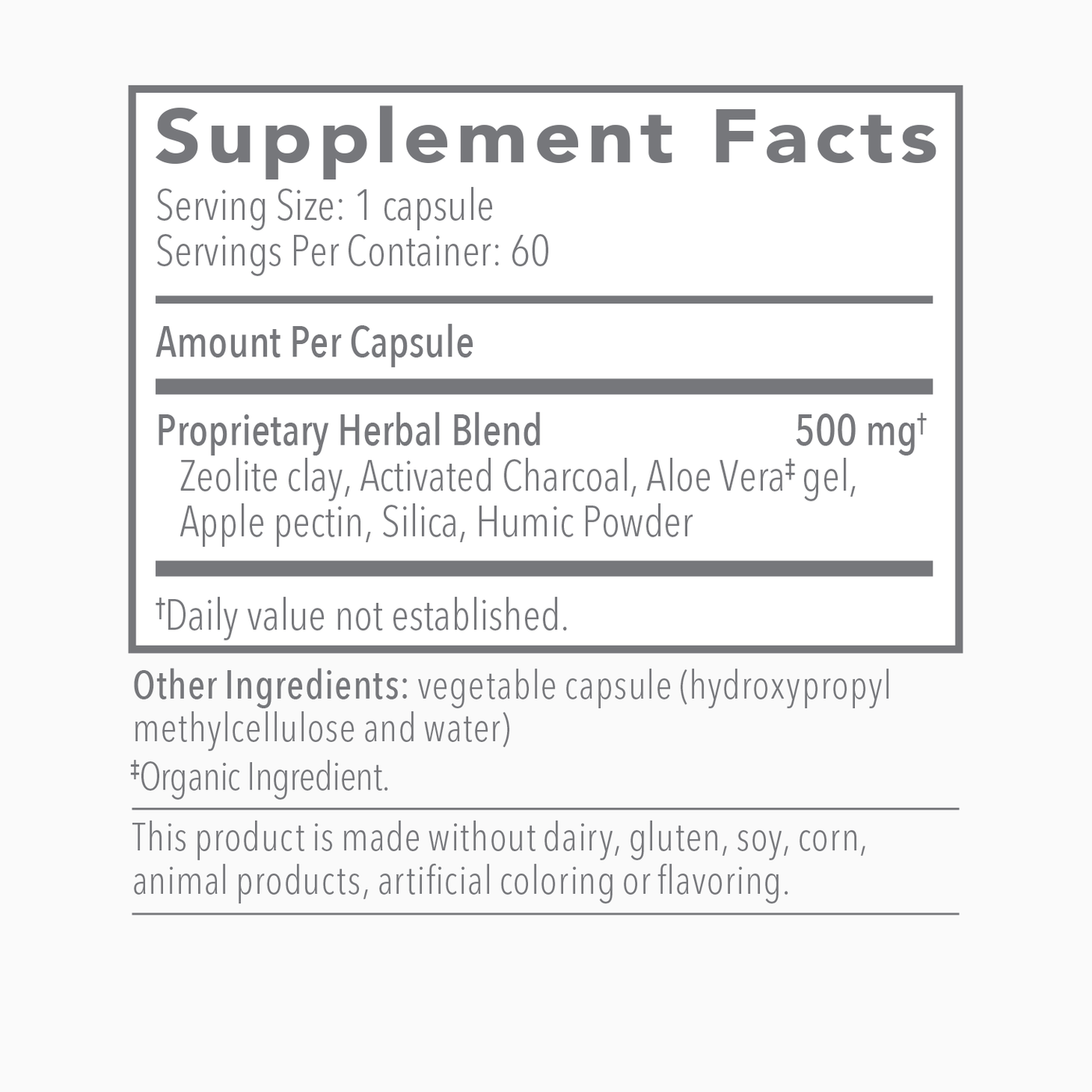 GI Detox™+ - Zeolite, Charcoal & Herbal Formula